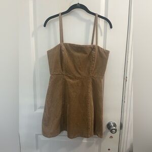 Forever 21 Tan Corduroy Dress